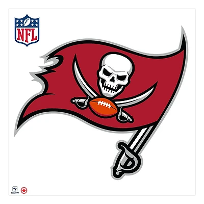 Tampa Bay Buccaneers - Sticker mural repositionnable 36'' x 36''
