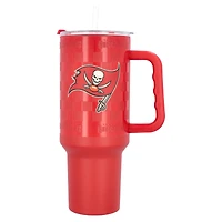 Verre à damier en acier inoxydable de 40 oz des Buccaneers de Tampa Bay