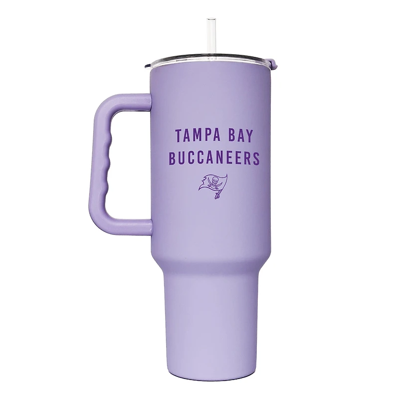 Boucaniers de Tampa Bay 40oz. Gobelet doux au toucher lavande