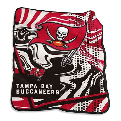 Tampa Bay Buccaneers Couverture tourbillonnante Raschel 50 po x 60 po