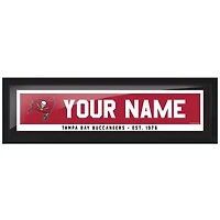 Tampa Bay Buccaneers - 6'' x 22'' Personalized Framed Art