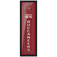 Tampa Bay Buccaneers - 6''x 22'' Art encadré établi