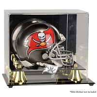 Tampa Bay Buccaneers Golden Classic Mini Helmet Display Case