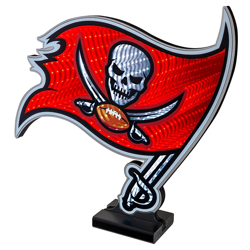 Lampe LED Infinity avec logo des Buccaneers de Tampa Bay