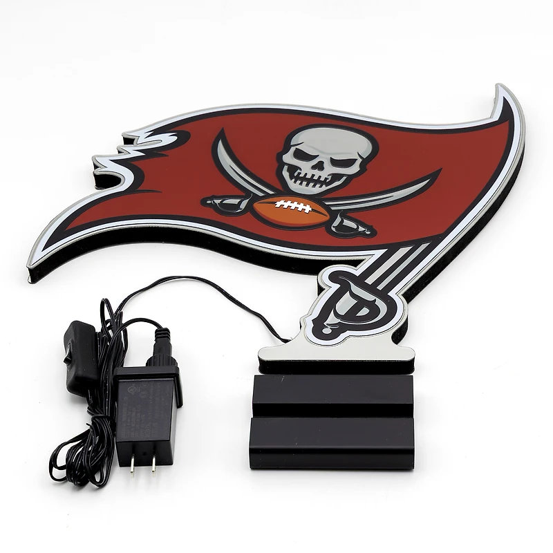 Lampe LED Infinity avec logo des Buccaneers de Tampa Bay