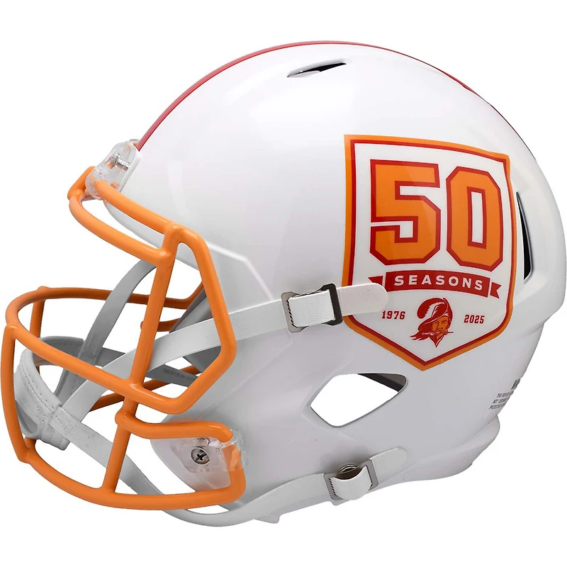 Tampa Bay Buccaneers Riddell 50th Season Throwback Speed Replica Helmet