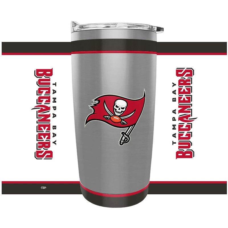 Gobelet isotherme en acier inoxydable de 59 cl (20 oz) des Buccaneers de Tampa Bay, The Sports Vault
