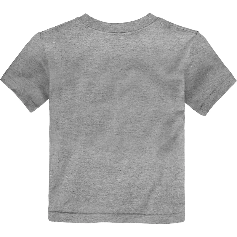 T-shirt gris chiné pour enfant Mitchell & Ness, mascotte du capitaine des Tampa Bay Buccaneers