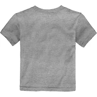 T-shirt gris chiné pour enfant Mitchell & Ness, mascotte du capitaine des Tampa Bay Buccaneers