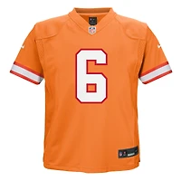 Maillot de match alternatif Nike Baker Mayfield orange des Tampa Bay Buccaneers pour tout-petit