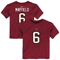 Toddler Nike Baker Mayfield Red Tampa Bay Buccaneers Player Name & Number T-Shirt