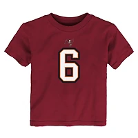 Toddler Nike Baker Mayfield Red Tampa Bay Buccaneers Player Name & Number T-Shirt
