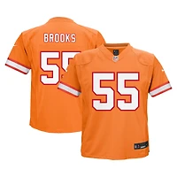 Maillot de match joueur retraité Nike Derrick Brooks Orange Tampa Bay Buccaneers pour tout-petit