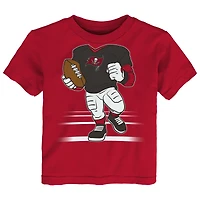 T-shirt rouge Outerstuff pour tout-petits, coupe ajustée, des Buccaneers de Tampa Bay