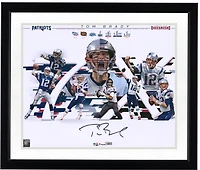 Tom Brady New England Patriots & Tampa Bay Buccaneers Autographed 16" x 20" 7-Time Super Bowl Champion Alternate Collage