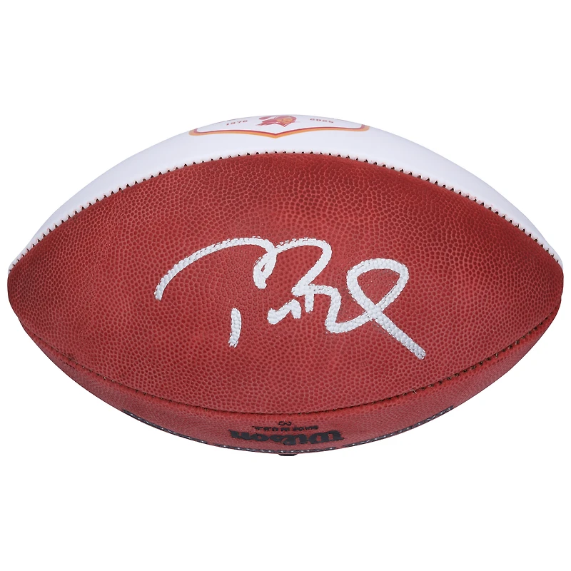 Tom Brady Tampa Bay Buccaneers Autographed 50th Season Retro Wilson Football