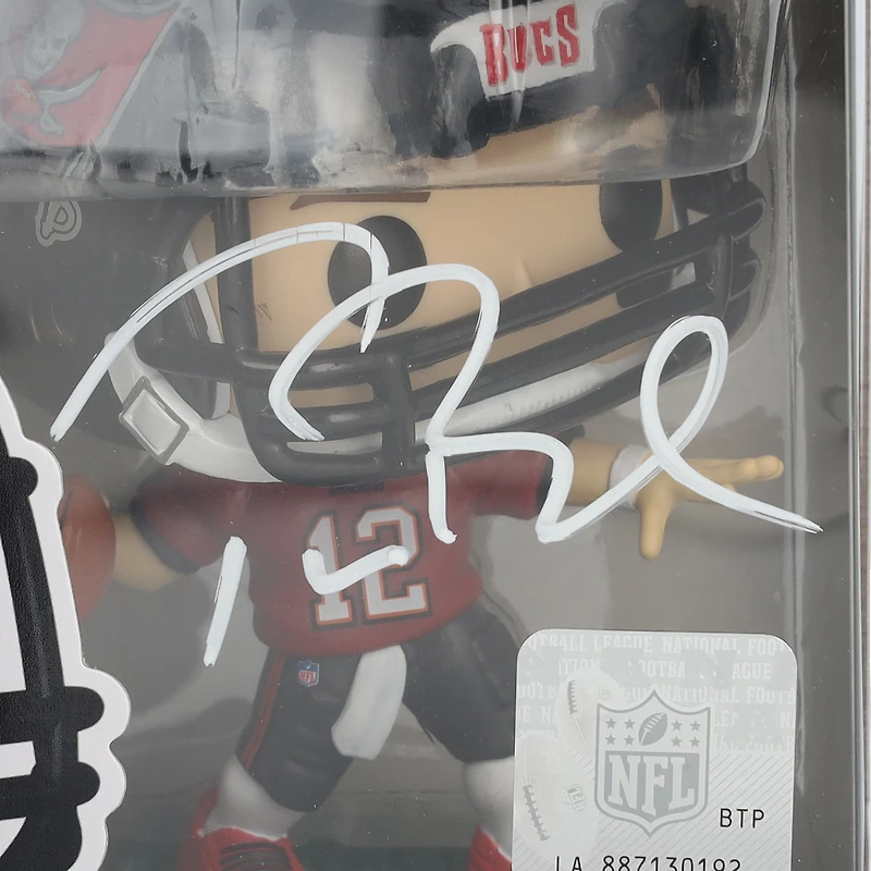 Figurine Funko Pop! autographiée de Tom Brady (Buccaneers de Tampa Bay), numéro 157