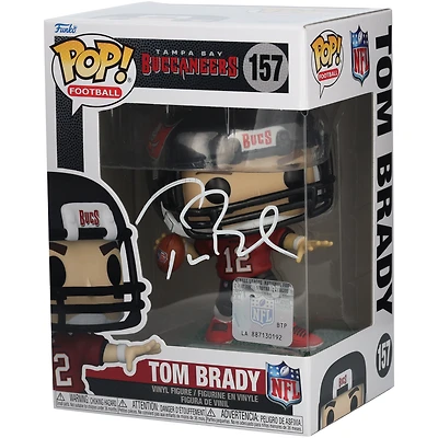 Figurine Funko Pop! autographiée de Tom Brady (Buccaneers de Tampa Bay), numéro 157