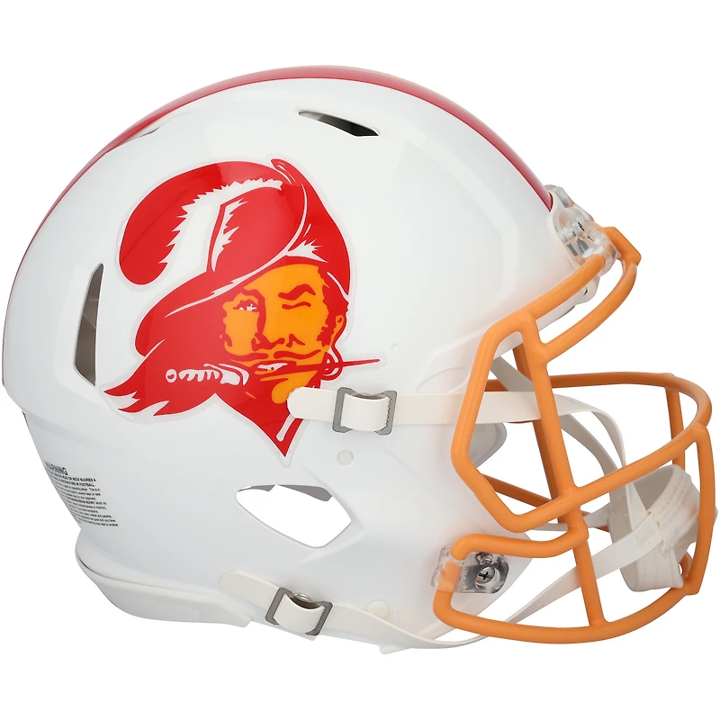 Tom Brady Tampa Bay Buccaneers Autographed Riddell 50th Season Retro Speed Authentic Helmet  