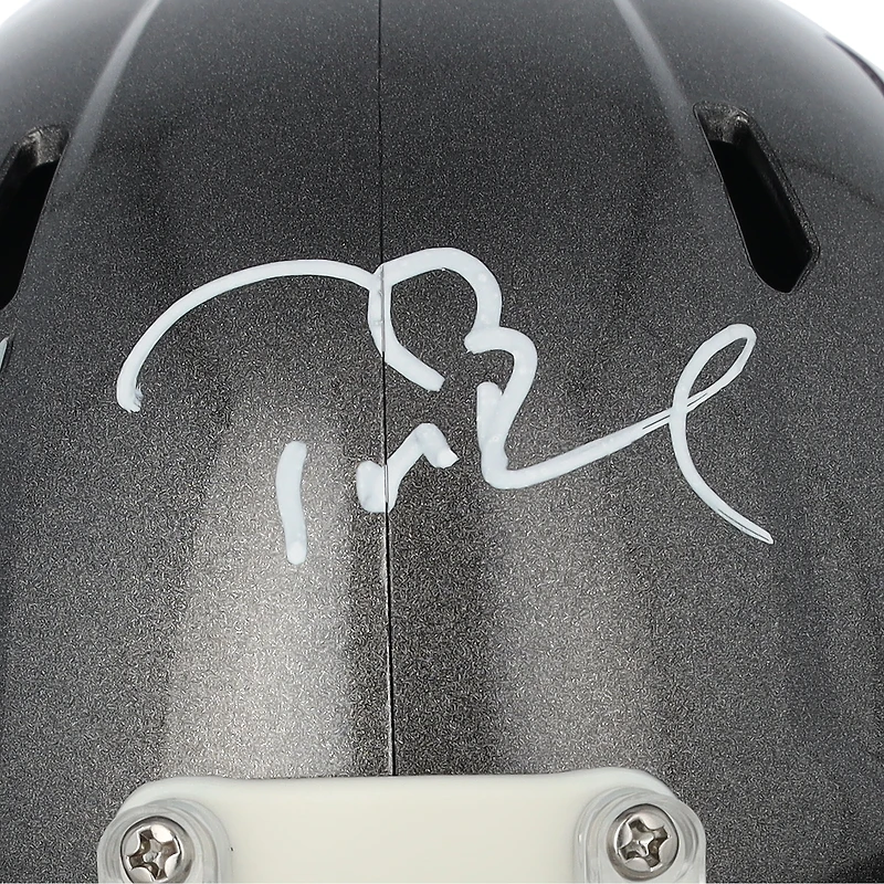 Casque Riddell Speed ​​Mini autographié par Tom Brady des Tampa Bay Buccaneers pour la 50e saison