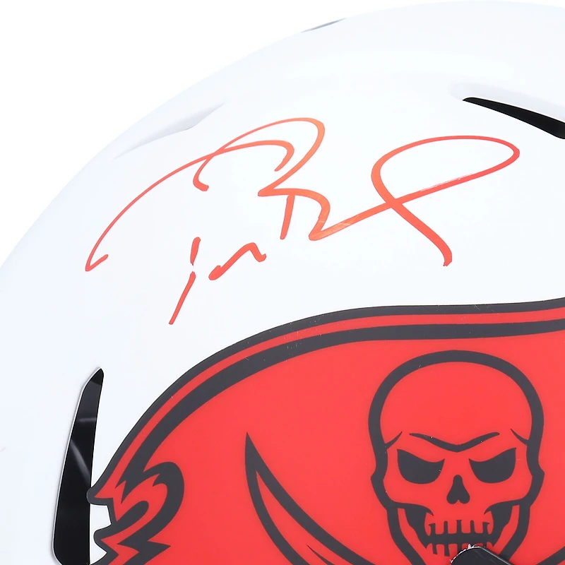 Casque authentique Riddell Lunar Eclipse Alternate Speed ​​autographié par Tom Brady des Tampa Bay Buccaneers