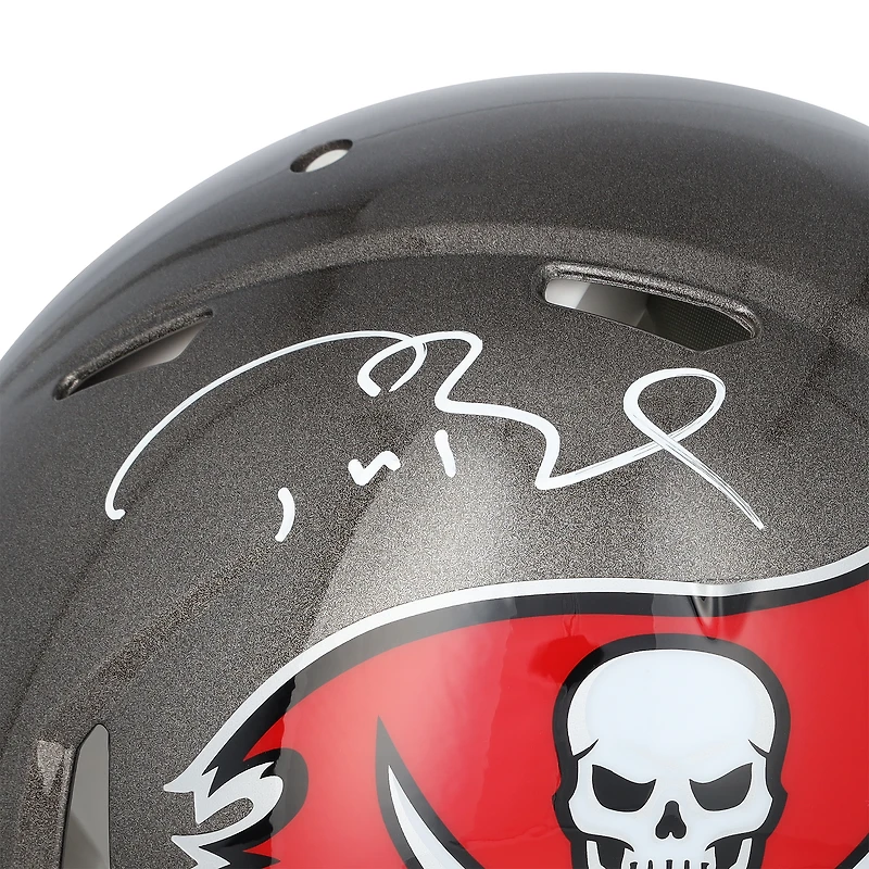 Tom Brady Tampa Bay Buccaneers Autographed Riddell Speed Authentic Helmet