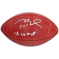 Tom Brady Tampa Bay Buccaneers Autographed Super Bowl LV Champions Super Bowl LV Pro Football with "LV MVP" Inscription