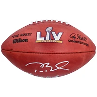 Tom Brady Tampa Bay Buccaneers Autographed Super Bowl LV Champions Super Bowl LV Pro Football with "LV MVP" Inscription