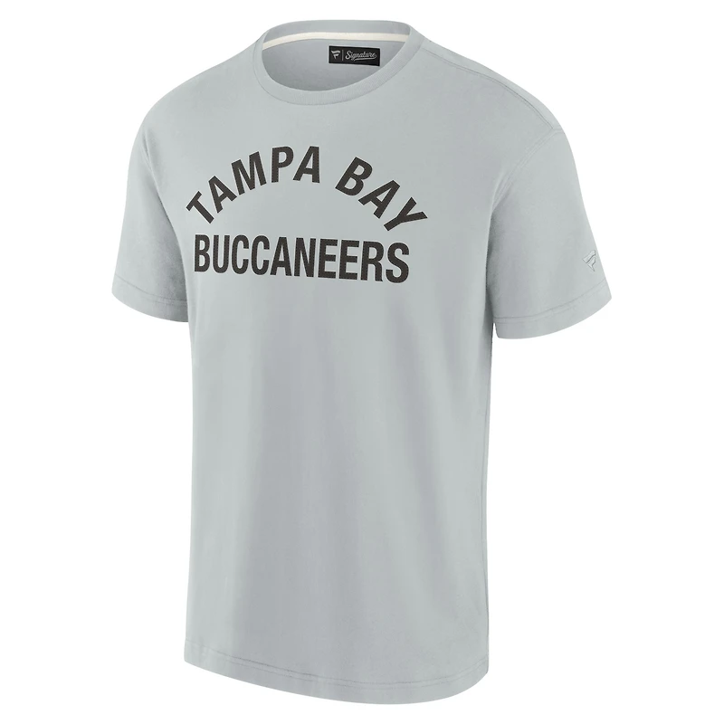 T-shirt unisexe Fanatics gris Tampa Bay Buccaneers Elements super doux à manches courtes