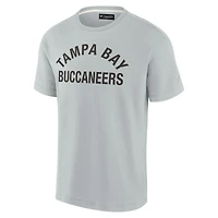T-shirt unisexe Fanatics gris Tampa Bay Buccaneers Elements super doux à manches courtes