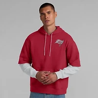 Unisex Fanatics  Red Tampa Bay Buccaneers Sleek Elements Pullover Hoodie