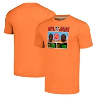 Unisex Homage Derrick Brooks & Warren Sapp Orange Tampa Bay Buccaneers NFL Jam Retired Tri-Blend T-Shirt