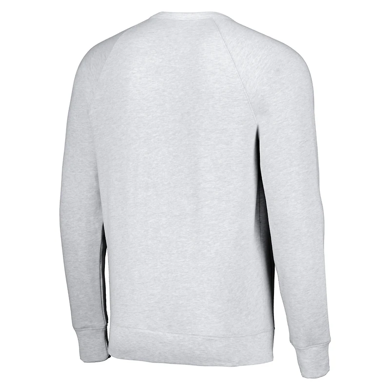 Unisexe Homage Grey Tampa Bay Buccaneers 2023 Creamsicle Day Crest Tri-Blend Pullover Sweat-shirt