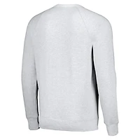 Unisexe Homage Grey Tampa Bay Buccaneers 2023 Creamsicle Day Crest Tri-Blend Pullover Sweat-shirt