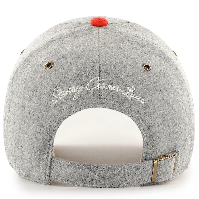 Casquette ajustable unisexe Stoney Clover Lane x '47 gris/rouge Tampa Bay Buccaneers Block Clean Up