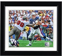Warren Sapp Tampa Bay Buccaneers Autographed 8" x 10" Sack vs. New England Patriots Photograph