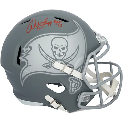 Warren Sapp Tampa Bay Buccaneers Autographed Riddell Slate Speed Replica Helmet with "HOF 13" Inscription