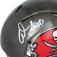 Casque Riddell Speed ​​Mini autographié par Warren Sapp des Tampa Bay Buccaneers