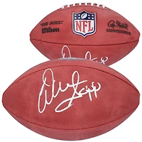 Ballon de football Wilson Duke en couleur autographié par Warren Sapp, des Buccaneers de Tampa Bay.