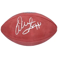 Ballon de football Wilson Duke en couleur autographié par Warren Sapp, des Buccaneers de Tampa Bay.