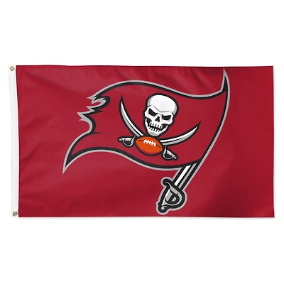 Drapeau WinCraft Tampa Bay Buccaneers 3' x 5' Logo principal simple face