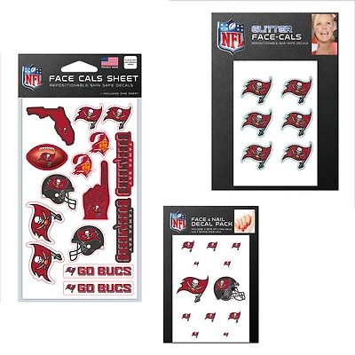 Ensemble de tatouages ​​sans eau WinCraft Tampa Bay Buccaneers 4" x 7"