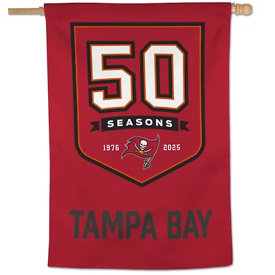 WinCraft Tampa Bay Buccaneers 50th Season 28" x 40" One-Sided Vertical Banner