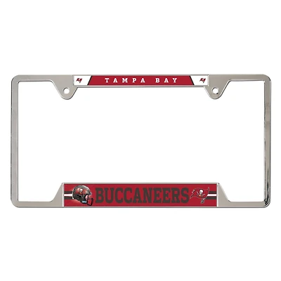 WinCraft  Tampa Bay Buccaneers Chrome Plated Metal License Plate Frame