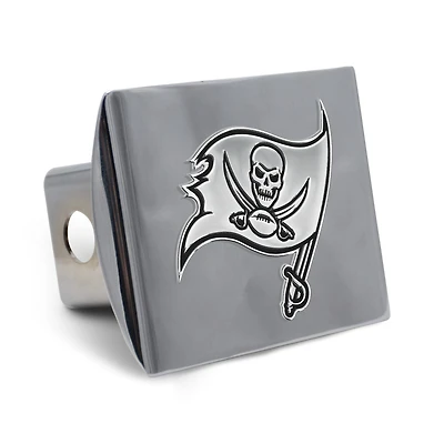 WinCraft Tampa Bay Buccaneers Premium Metal Chrome Hitch Cover