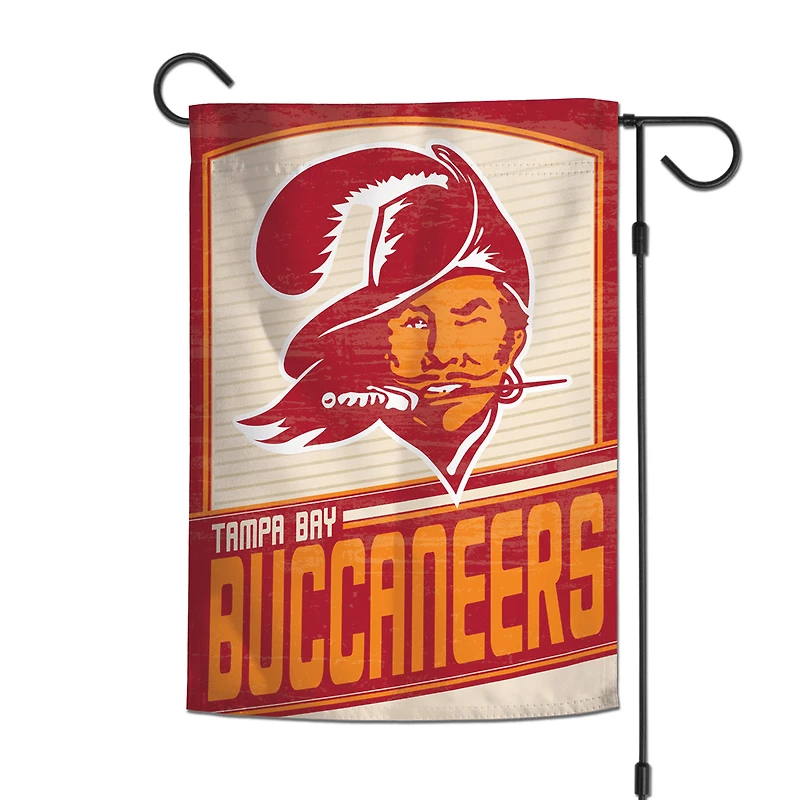 Drapeau de jardin double face WinCraft Tampa Bay Buccaneers, 30,5 x 45,7 cm
