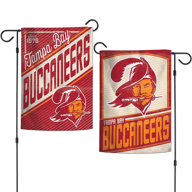 WinCraft Tampa Bay Buccaneers Team Drapeau de jardin 2 faces 30,5 x 45,7 cm