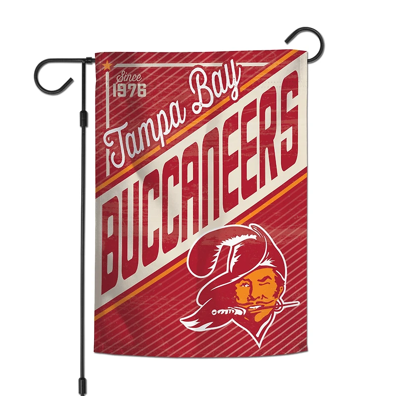 Drapeau de jardin double face WinCraft Tampa Bay Buccaneers, 30,5 x 45,7 cm