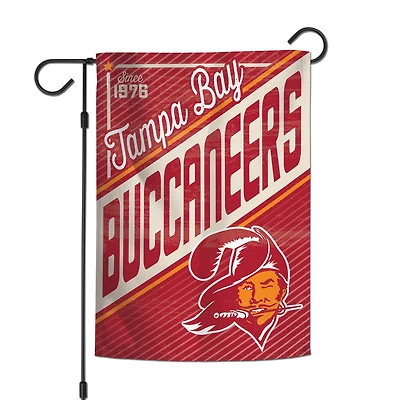 Drapeau de jardin double face WinCraft Tampa Bay Buccaneers, 30,5 x 45,7 cm