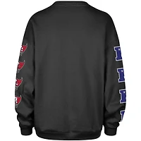 Women's '47  Charcoal Tampa Bay Buccaneers Go Big Oversized Pullover Sweatshirt
